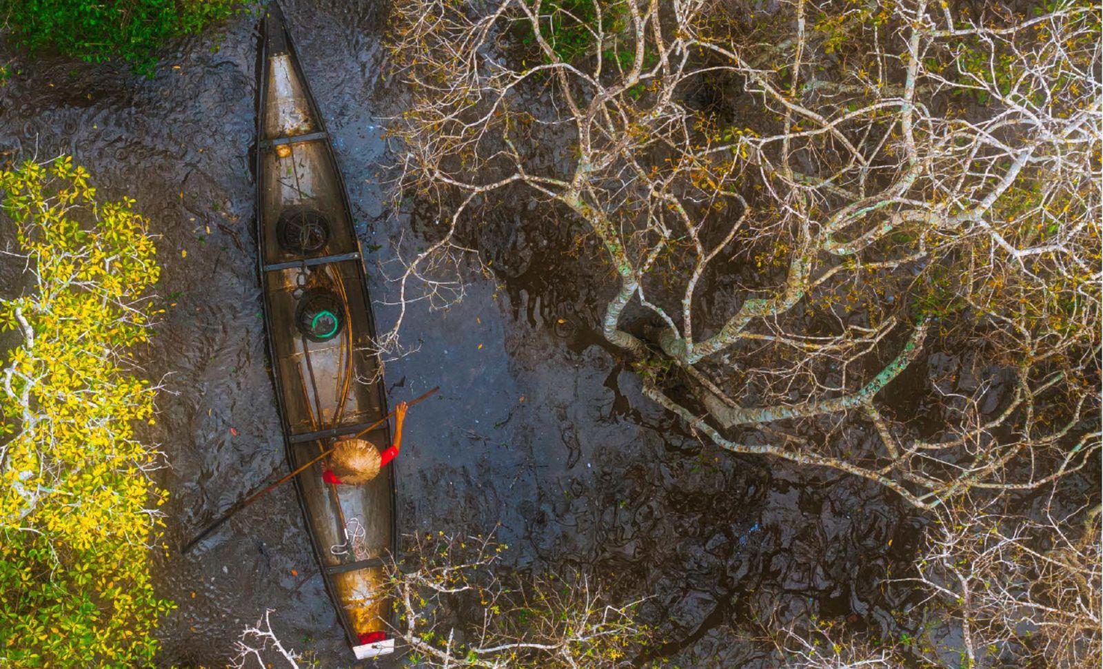 Man on boat