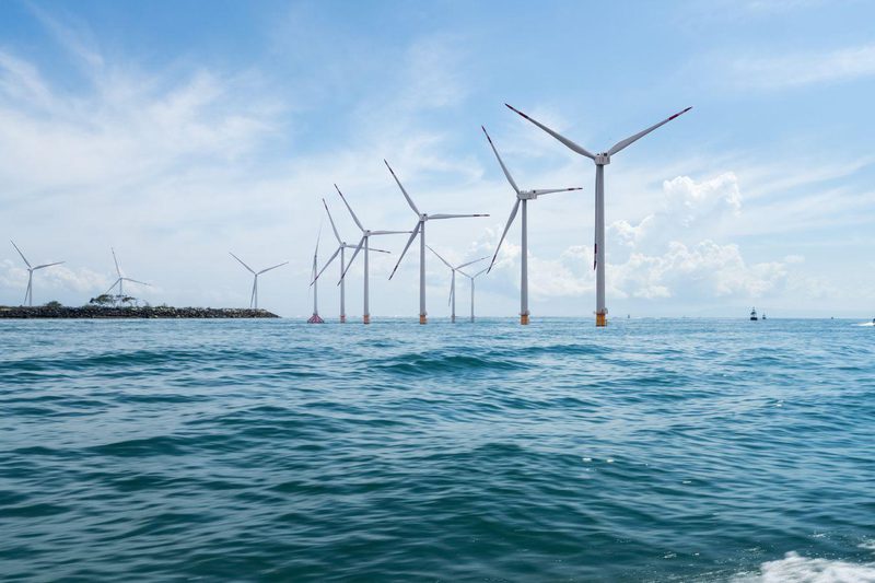 Wind farm ocean